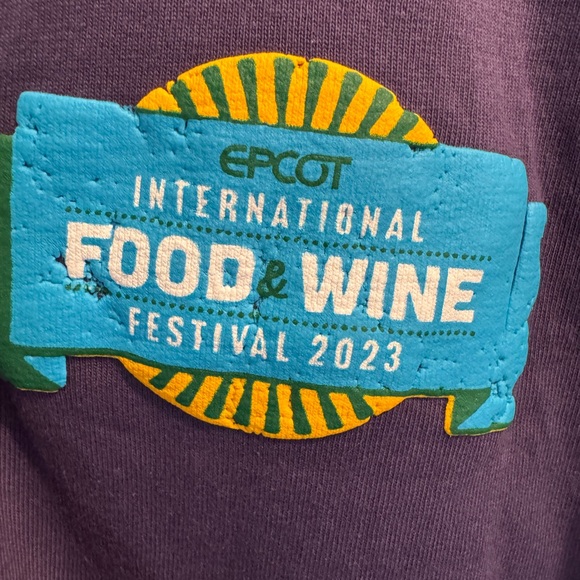 Disney Zipup Spirit Jersey, 2023 Food & Wine, XL - Picture 6 of 8
